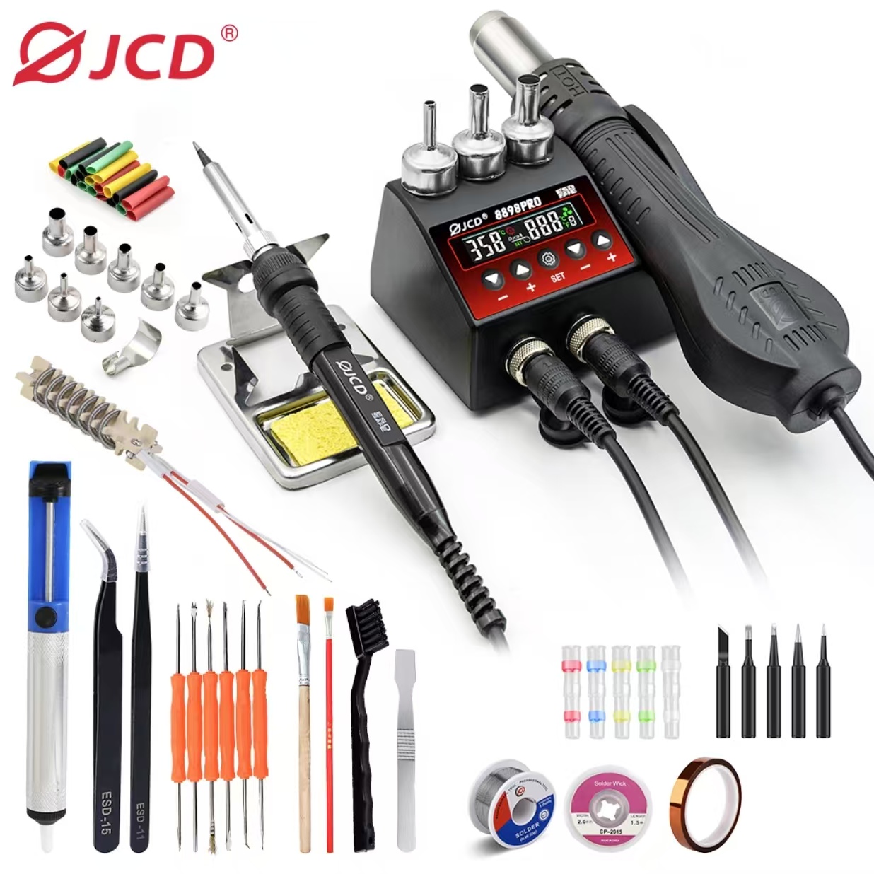Smd Rework Station Hot Air Soldering 2 In 1 - 750W SMD Stacja lutownicza 2 w