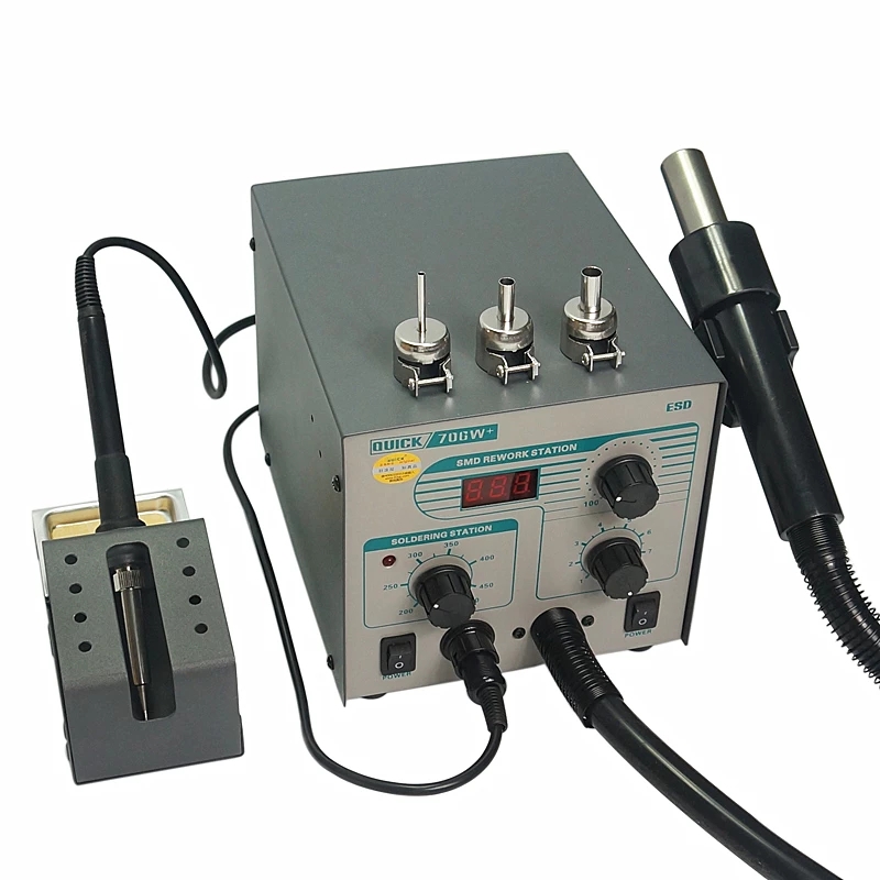 Smd Rework Station Hot Air Soldering 2 In 1 - Szybka stacja lutownicza 2 w 1