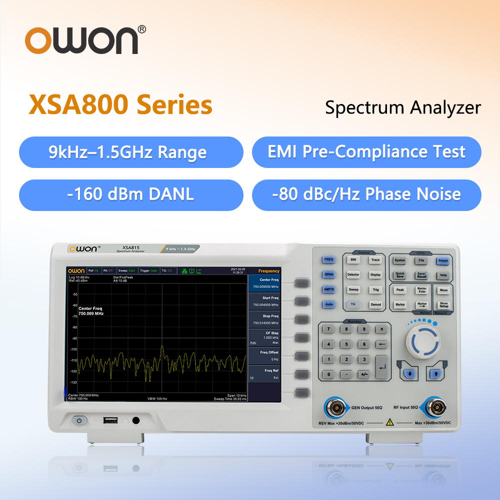 Spectrum Analyzer Tracking Generator 1.5Ghz - Analizator Widma OWON z Generatorem Sygnału