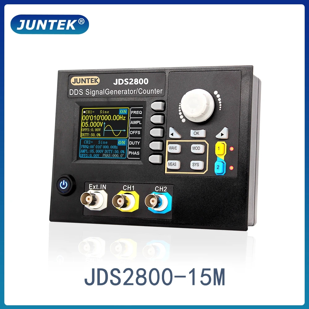 Dual Channel Arbitrary Waveform Function Generator 60Mhz - JDS2800-15M 60MHz funkcja DDS Generator sygnału