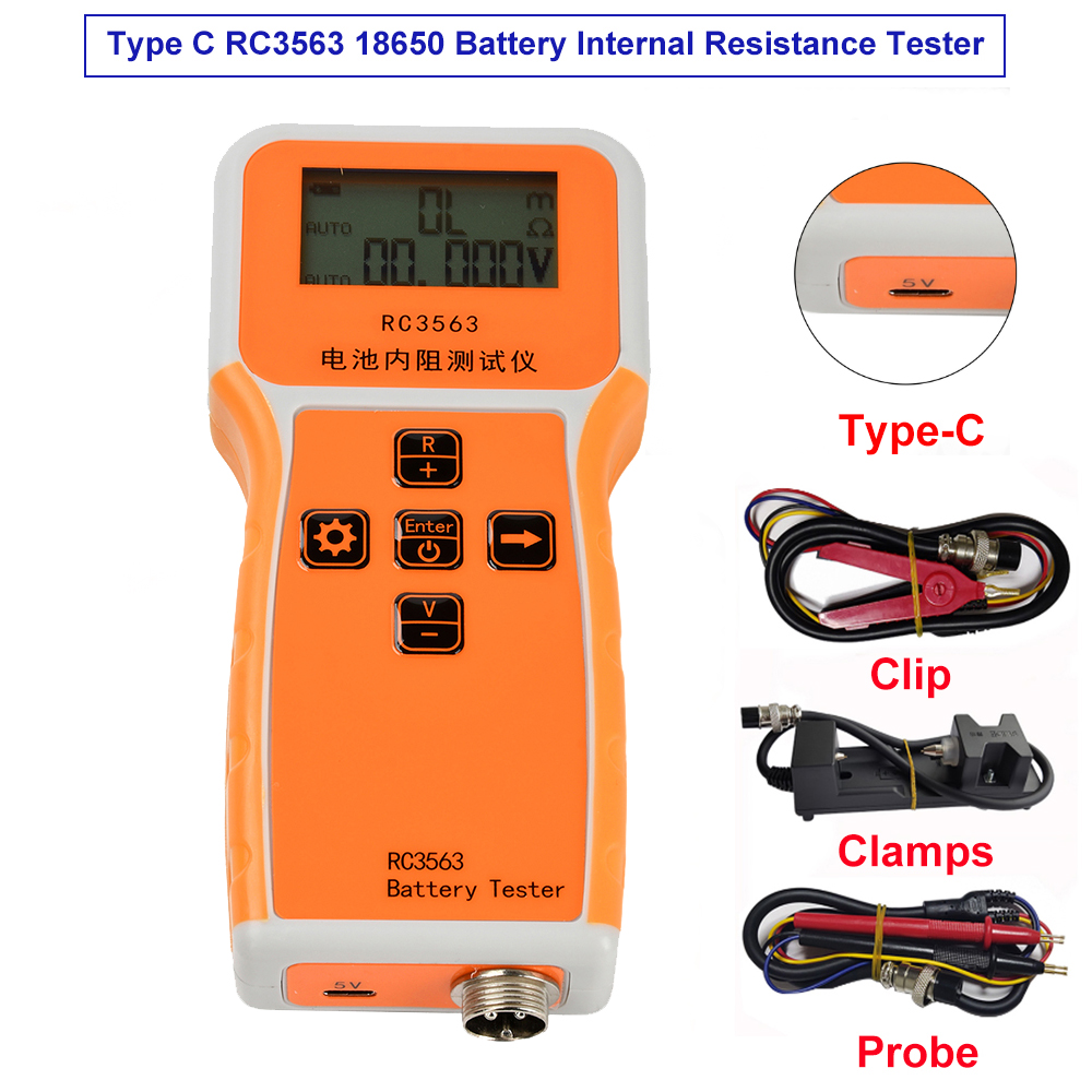 Battery Internal Resistance Tester Four Wire - RC3563 18650 Tester rezystancji wewnętrznej napięcia