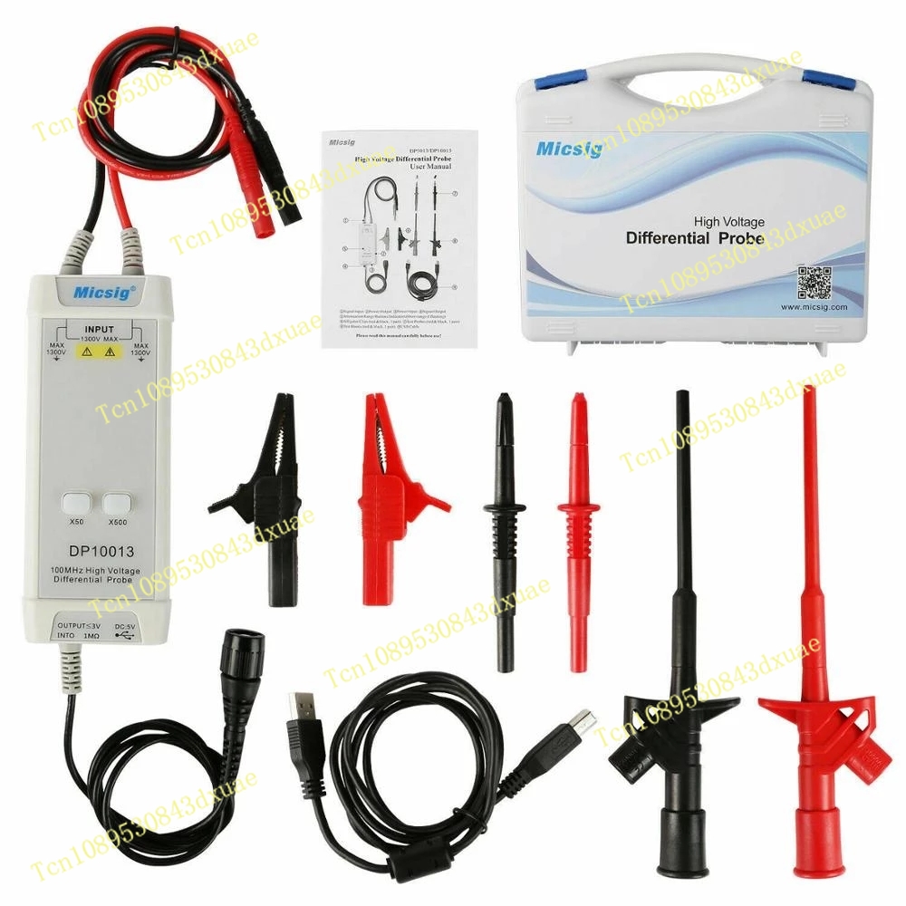 High Voltage Differential Probe 100Mhz 1300V - Oscyloskop 2025Micsig 1300V 100MHz Sonda różnicowa