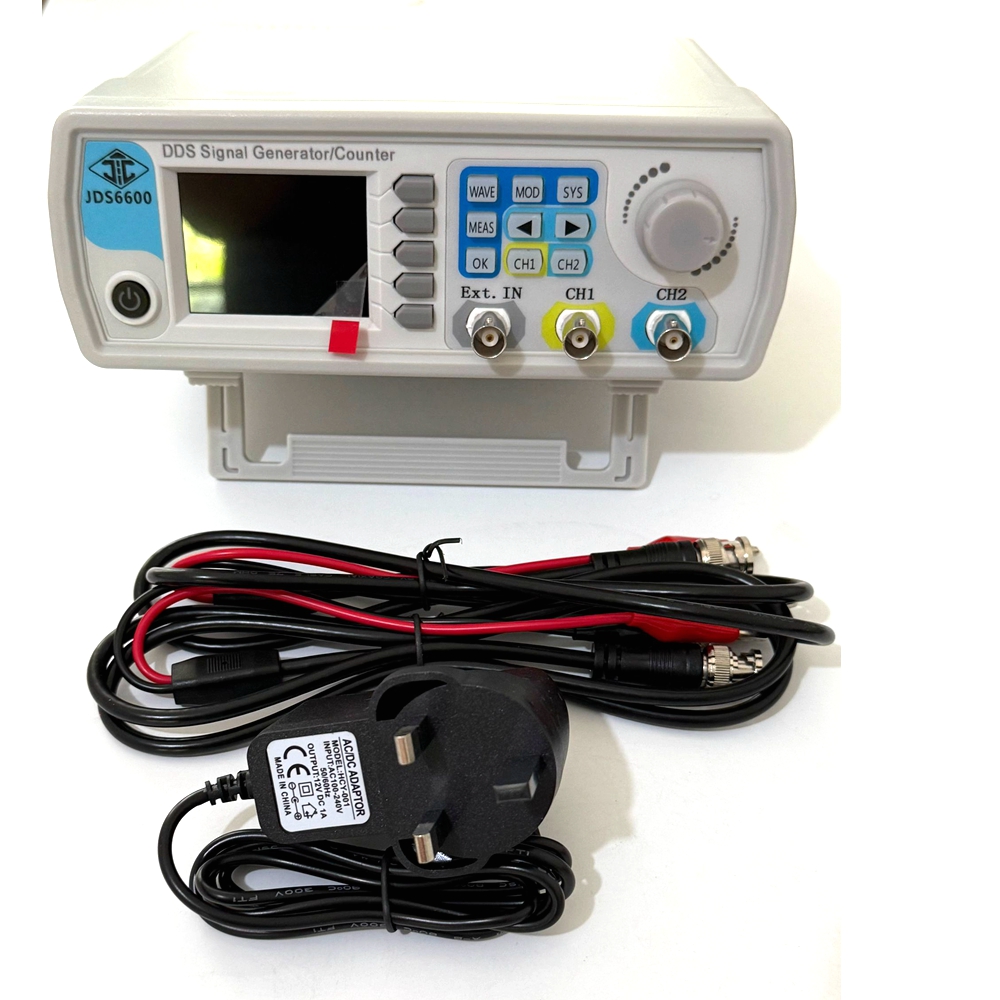 Dual Channel Arbitrary Waveform Function Generator 60Mhz - Generator sygnałów funkcji DDS JDS6600 60MHz