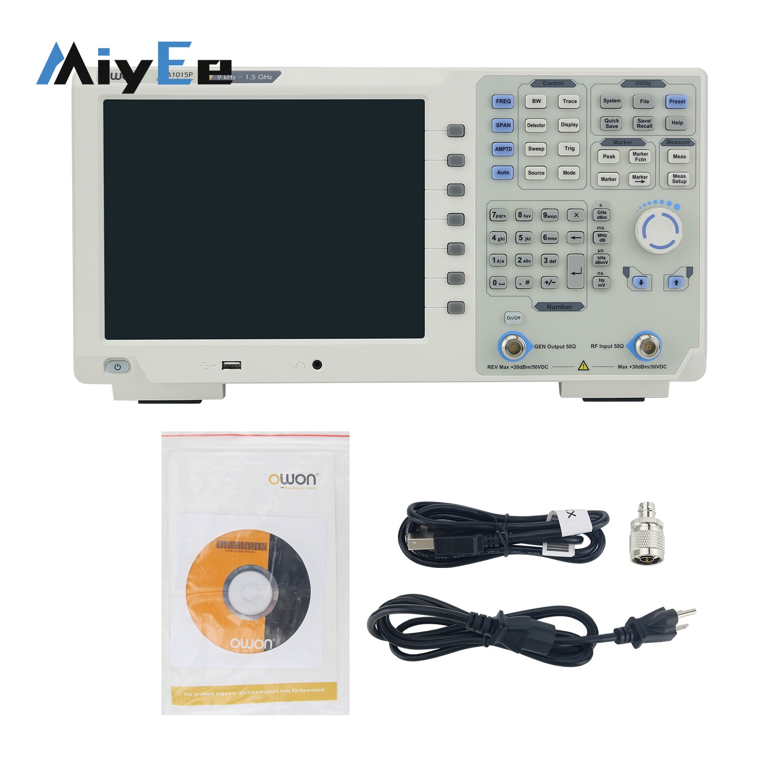 Spectrum Analyzer Tracking Generator 1.5Ghz - Analizator Widma OWON XSA1015P-TG XSA1032P-TG z