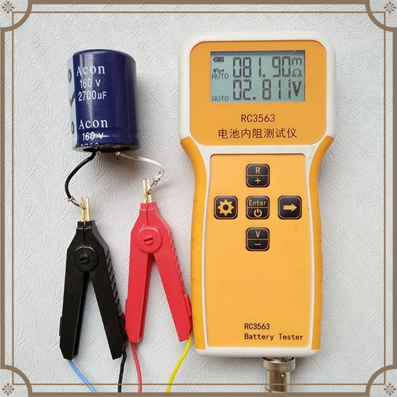 Battery Internal Resistance Tester Four Wire - Tester rezystancji wewnętrznej baterii RC3563, detektor