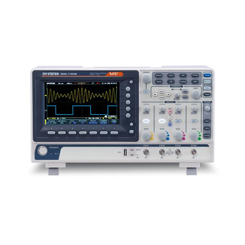 Digital Storage Oscilloscope 4 Channel 100Mhz - GDS-1104B 4-kanałowy przenośny oscyloskop cyfrowy o