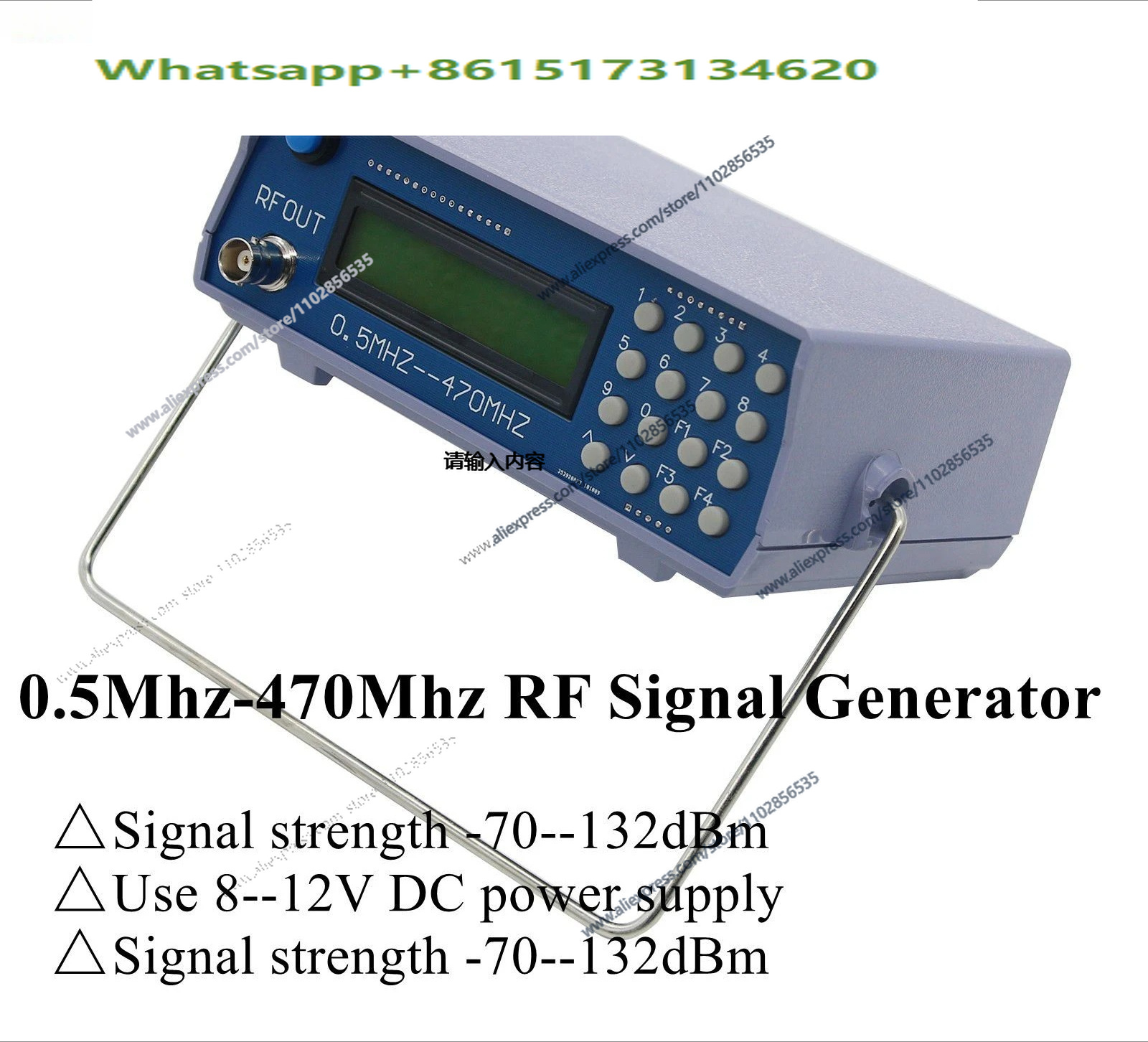 Generator sygnałów RF 0,5 MHz- – Rf Signal Generator 0.5Mhz To 470Mhz recenzja i cena