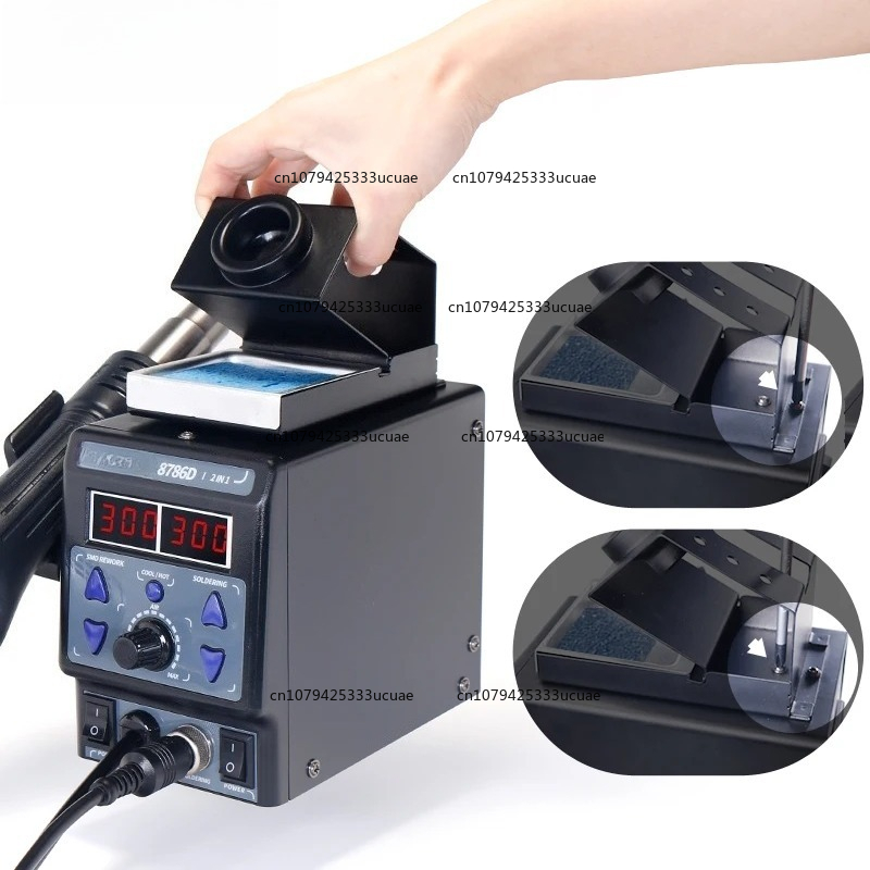 Stacja lutownicza 2 w 1 8786DI – Smd Rework Station Hot Air Soldering 2 In 1 recenzja i cena