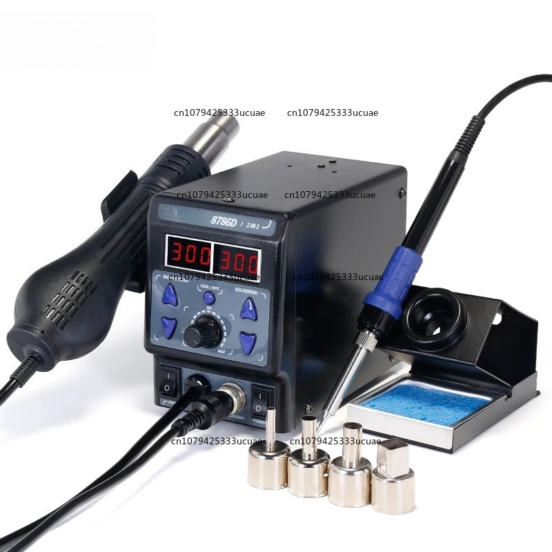 Stacja lutownicza 2 w 1 8786DI – Smd Rework Station Hot Air Soldering 2 In 1 recenzja i cena