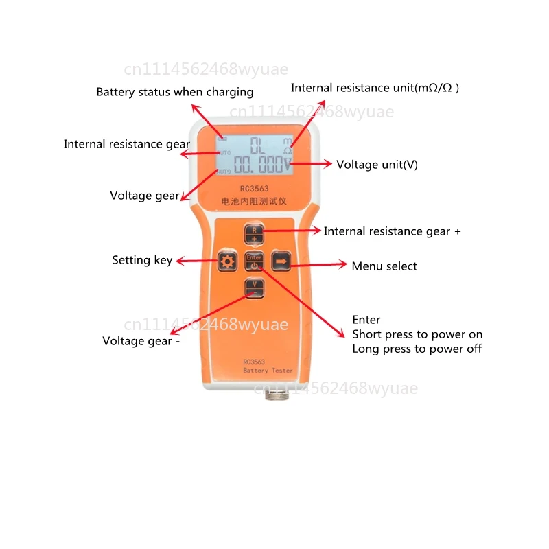 Tester rezystancji wewnętrznej – Battery Internal Resistance Tester Four Wire recenzja i cena