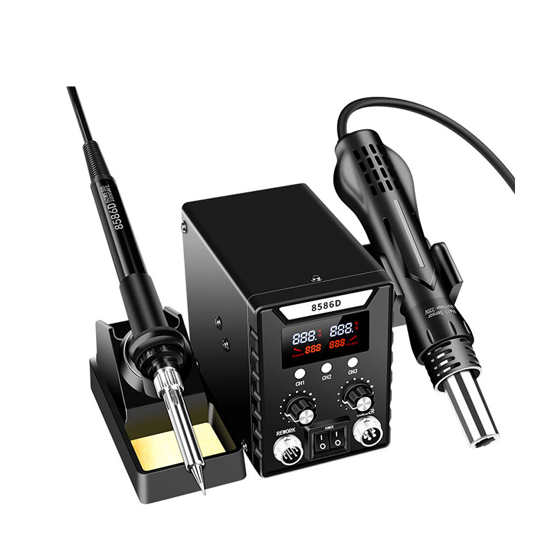 Stacja lutownicza 2 w 1 z cyfr – Smd Rework Station Hot Air Soldering 2 In 1 recenzja i cena