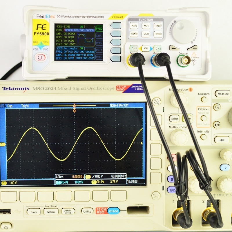 Feelelec FY6900 Generator Sygn – Dual Channel Arbitrary Waveform Function Generator 60Mhz recenzja i cena