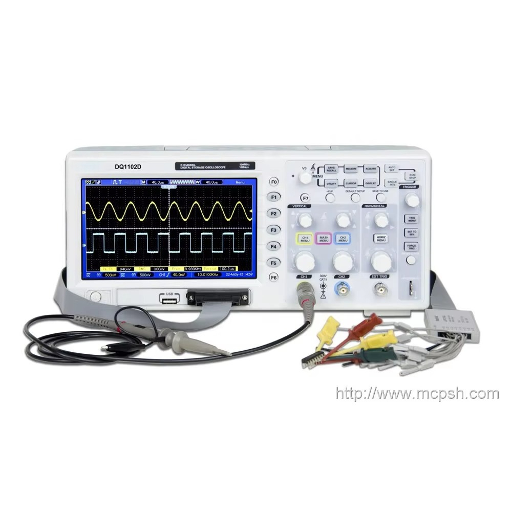 DQ9104 DQ9204 CYFROWY OSCYŁOSK – Digital Storage Oscilloscope 4 Channel 100Mhz recenzja i cena