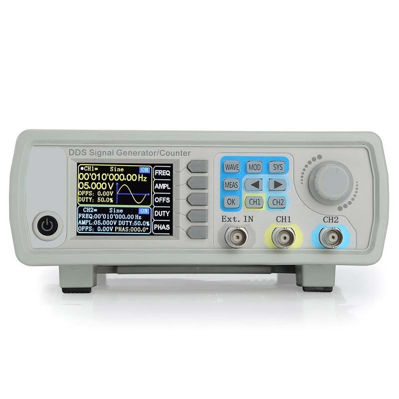 Generator sygnałów DDS dwukana – Dual Channel Arbitrary Waveform Function Generator 60Mhz recenzja i cena