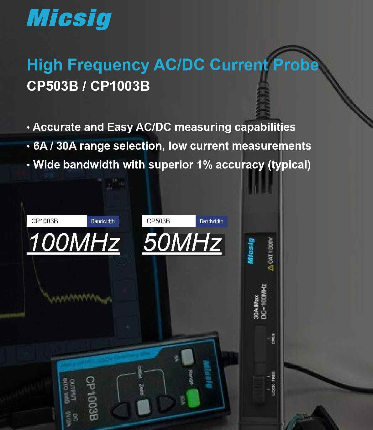 Sonda prądowa AC/DC wysokiej c – Current Probe Ac Dc 50Mhz Oscilloscope recenzja i cena