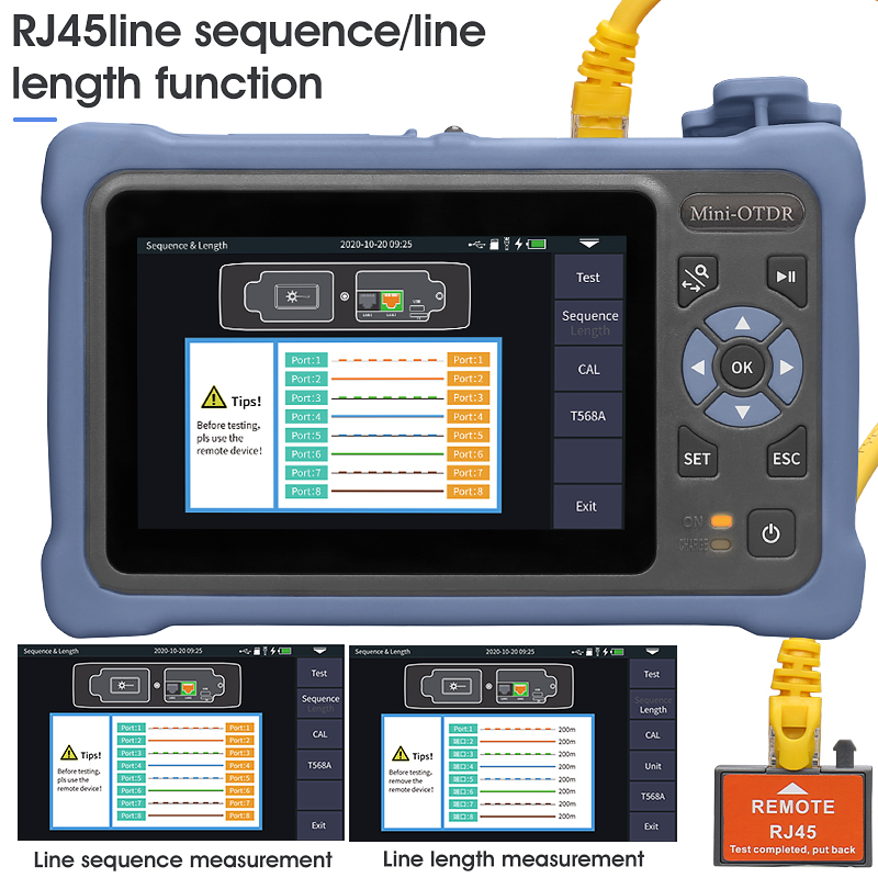MINI OTDR 1310/1550nm 26/24dB  – Optical Time Domain Reflectometer Otdr 1310 1550Nm recenzja i cena