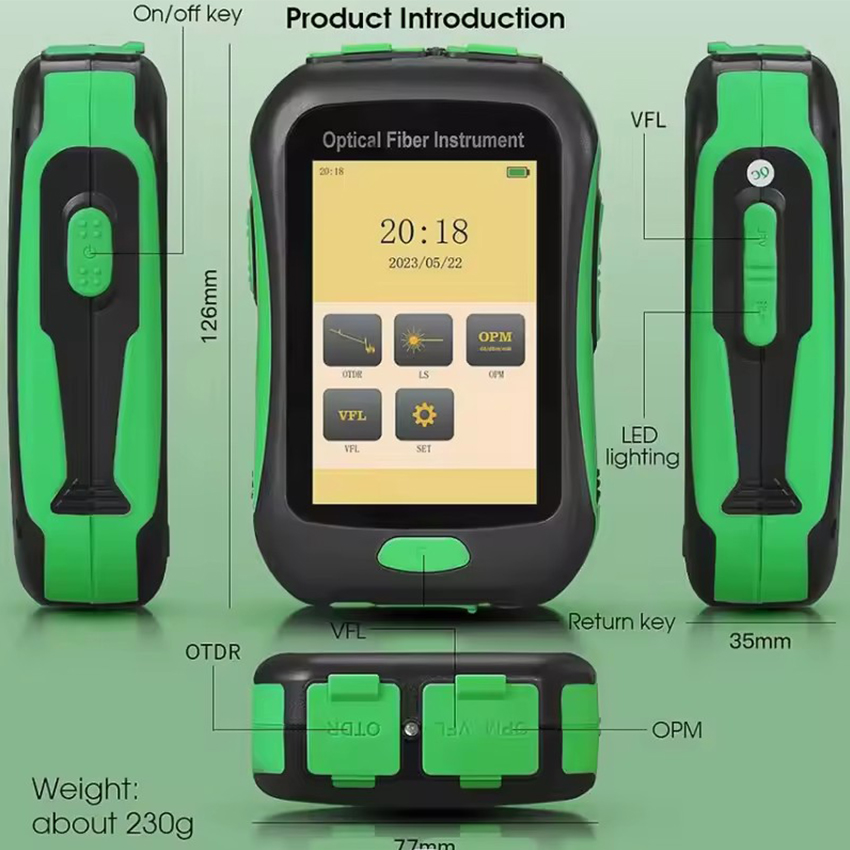 Ręczny reflektometr optyczny O – Optical Time Domain Reflectometer Otdr 1310 1550Nm recenzja i cena