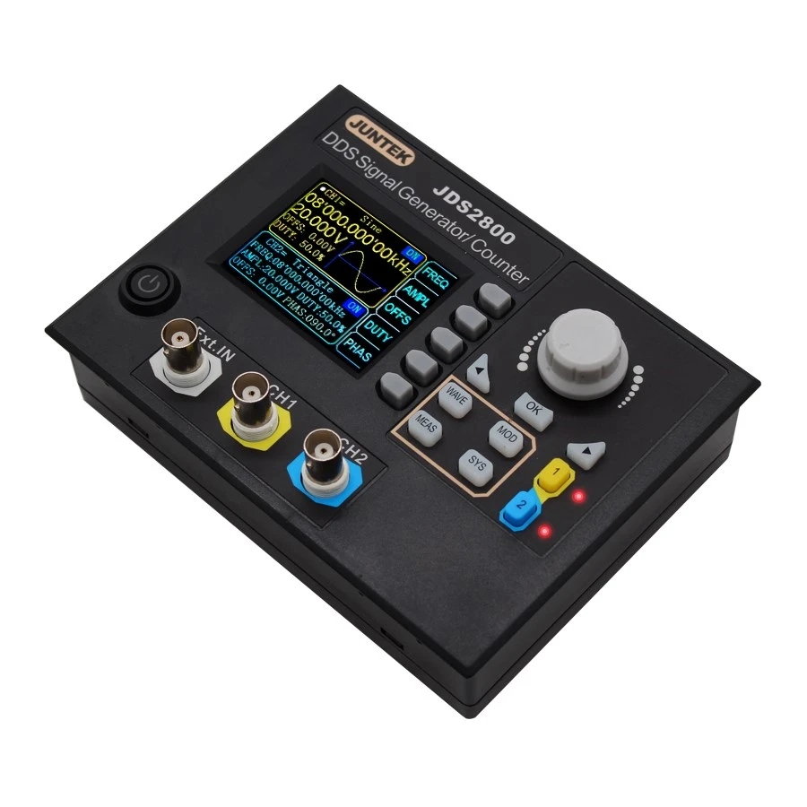 JDS2800-15M 60MHz funkcja DDS  – Dual Channel Arbitrary Waveform Function Generator 60Mhz recenzja i cena
