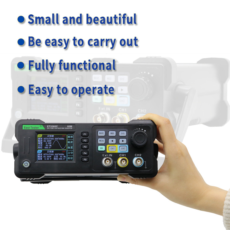 East Tester ET3320C ET3340C ET – Dual Channel Arbitrary Waveform Function Generator 60Mhz recenzja i cena