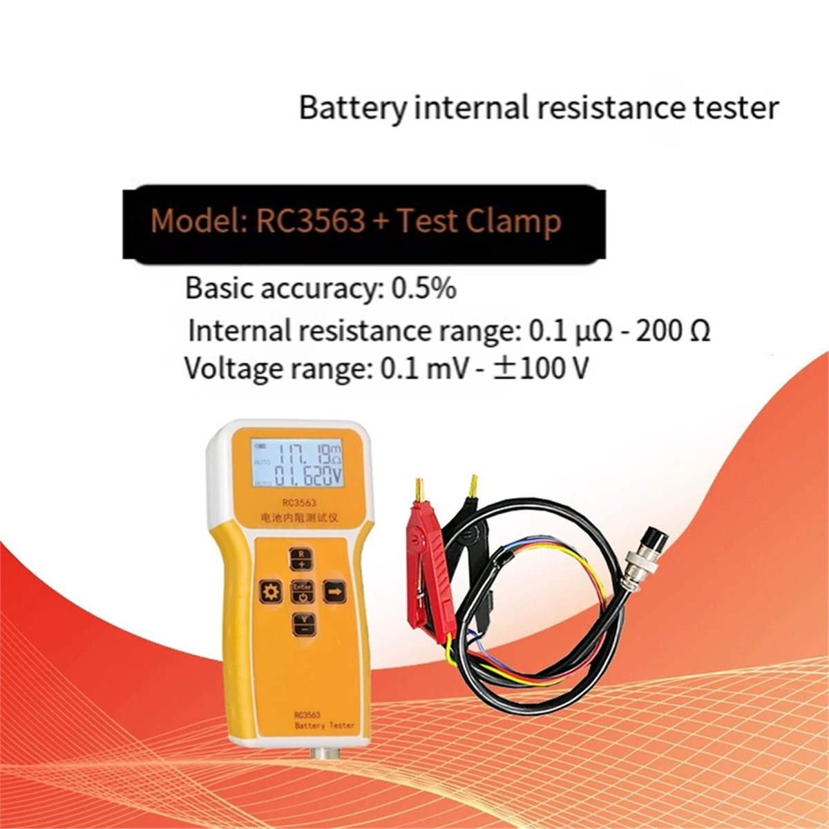 Tester akumulatorów RC3563 o w – Battery Internal Resistance Tester Four Wire recenzja i cena