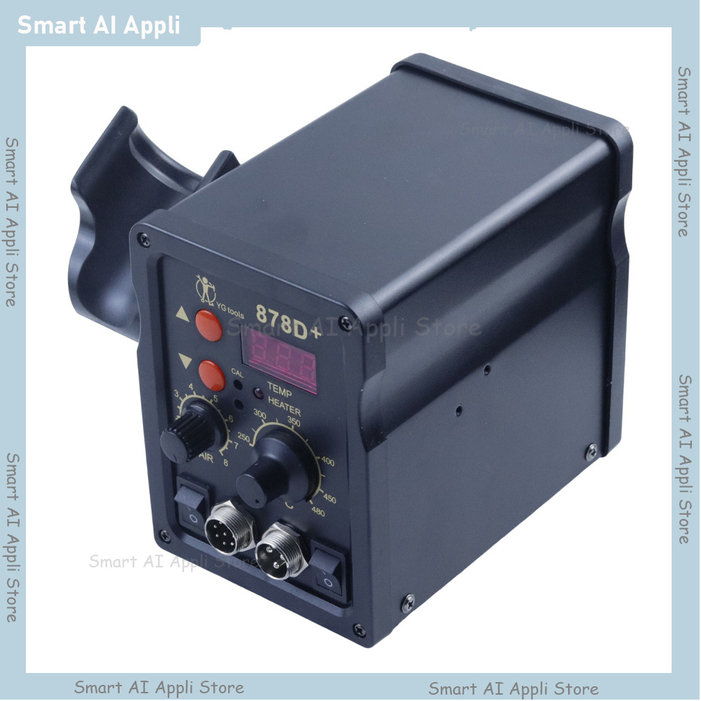 Stacja lutownicza 2 w 1 z wyśw – Smd Rework Station Hot Air Soldering 2 In 1 recenzja i cena